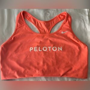 Nike x Peloton racerback sports bra - orange